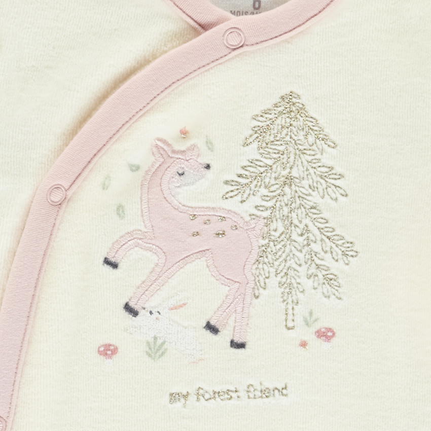 Pyjama in fantasie fluweel met bijpassend knuffel doudou voor meisjes 