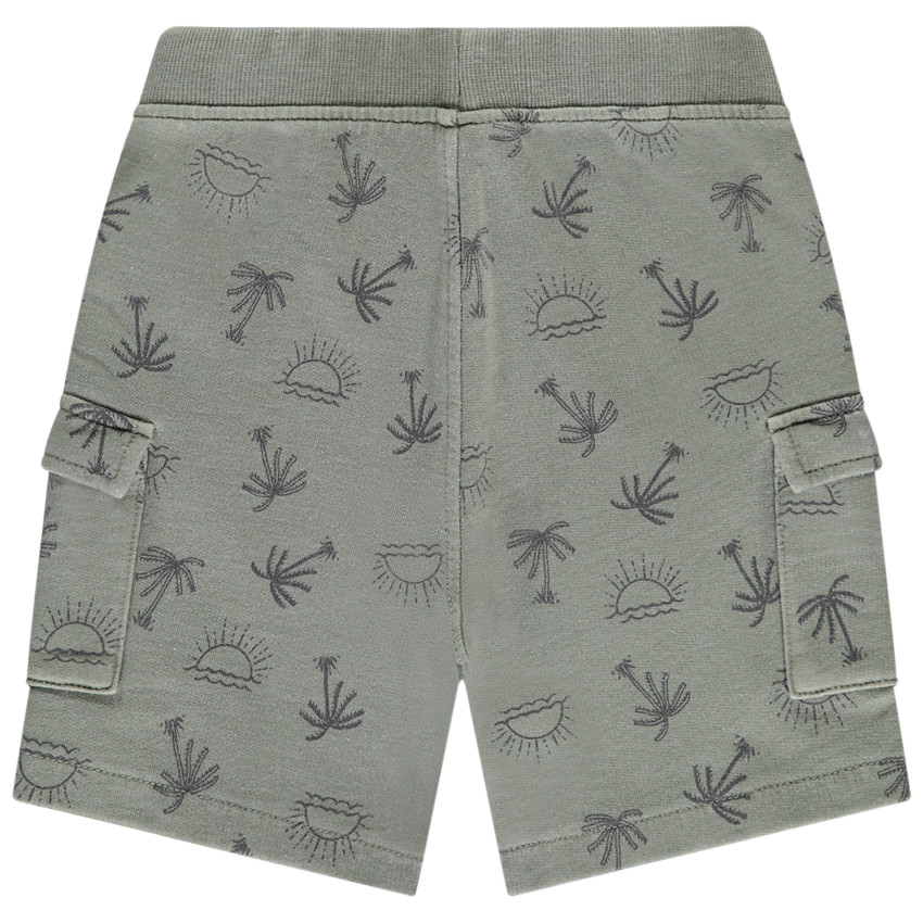 Bermuda style cargo imprimé palmier pour bébé garçon  