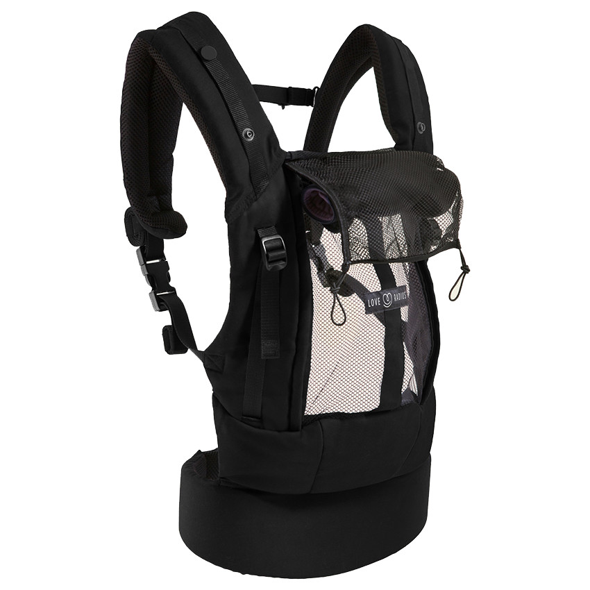 Porte-bébé PhysioCarrier + Pack Evolution - Noir/Anthracite 