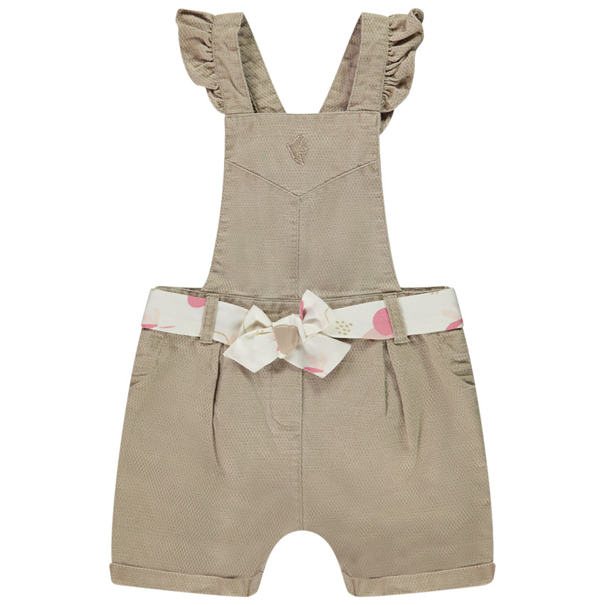 Korte honingraat jumpsuit met arty riem voor meisjes 