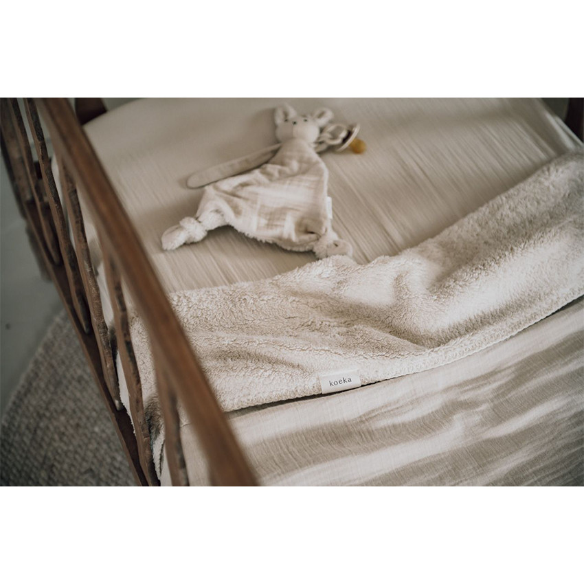 Beddeken Teddy Faro Warm White 100x150cm TOG 2.9  