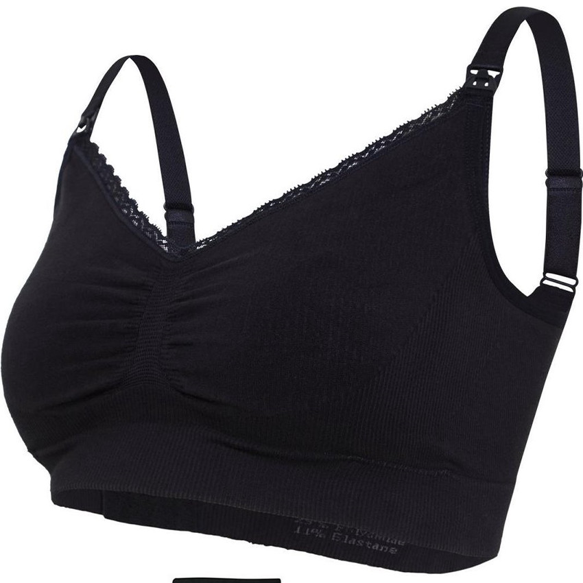 M - Soutien-gorge d'allaitement biologique Noir 