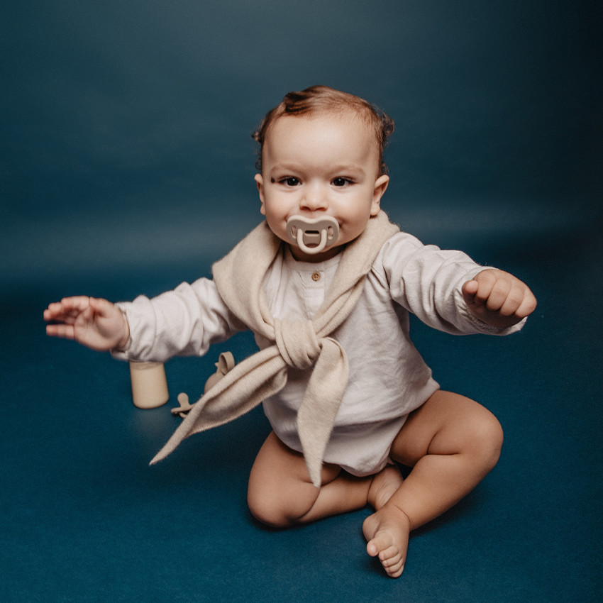 Sucette silicone Colour Essence SX Pro 0-6M Smoothie beige 