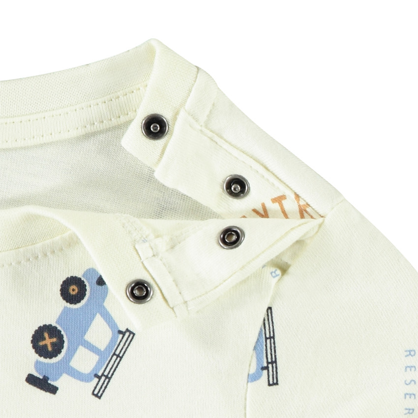 Set van 2 fantasiet-shirts met lange mouwen voor babyjongens 