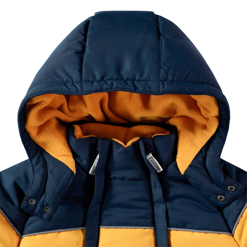 Combi-pilote de ski doublée micropolaire à motifs graphiques 