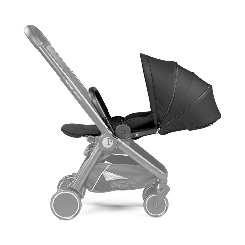 Assise réversible pour poussette City Loop true black 