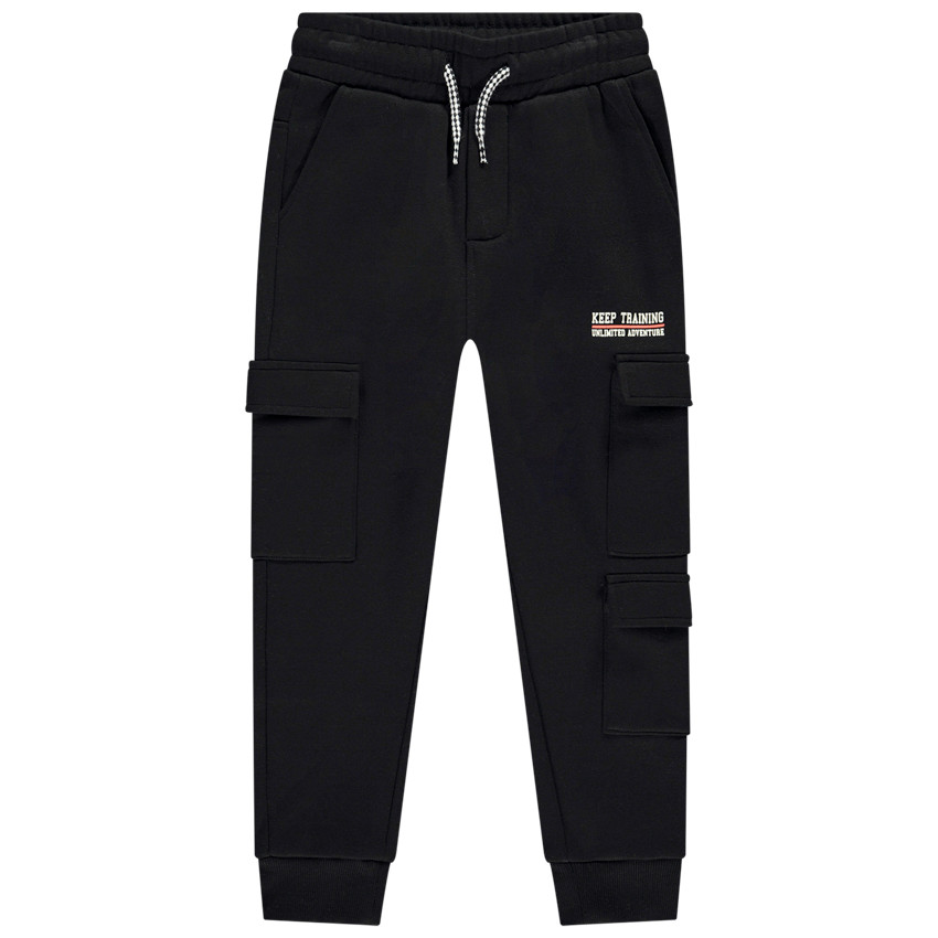 Jogging molleton à poches cargo pour garçon 