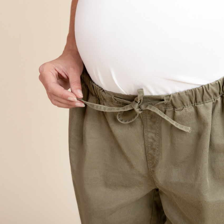 Vloeiende broek met elastische taille voor dames 