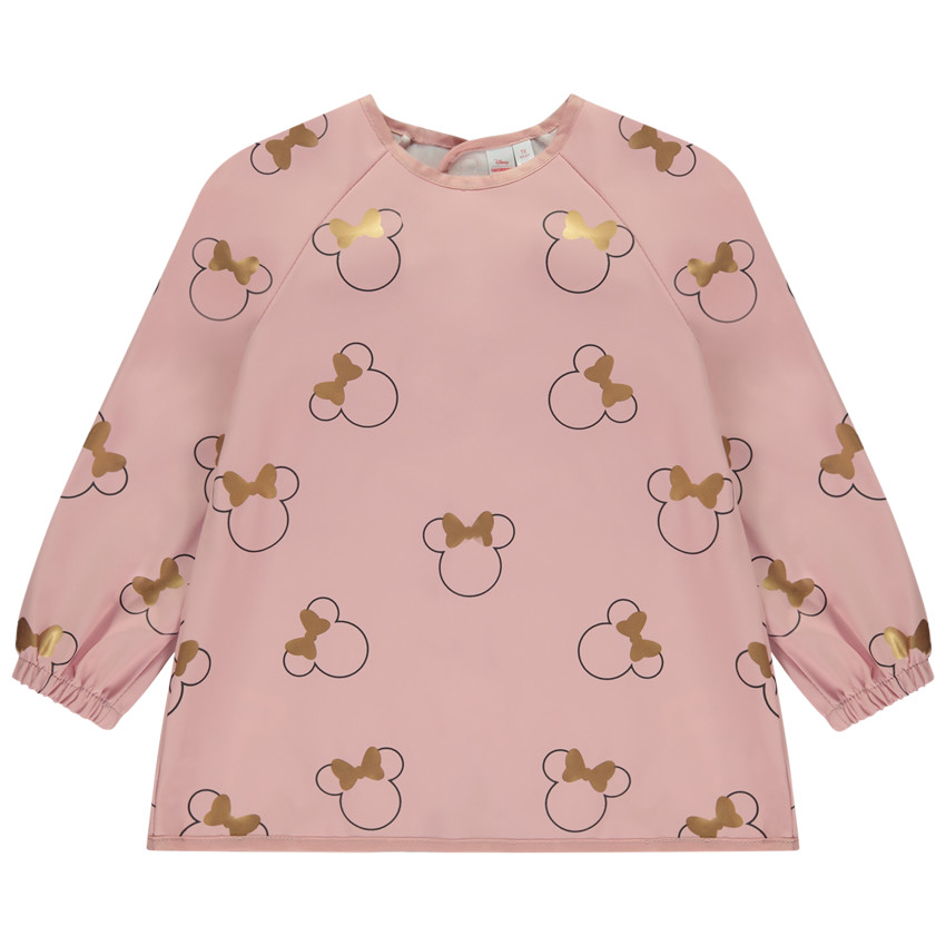 Tablier manches longues imprimé Minnie Disney pour fille 