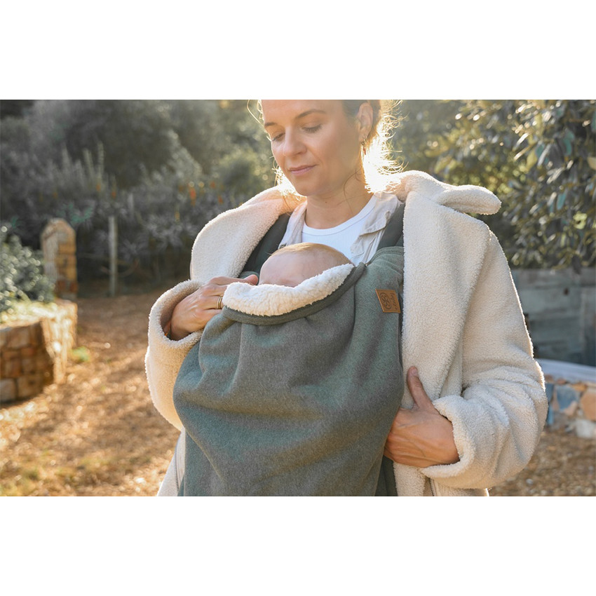 Deken Teddy 95X75 multifunctioneel Forest Green 