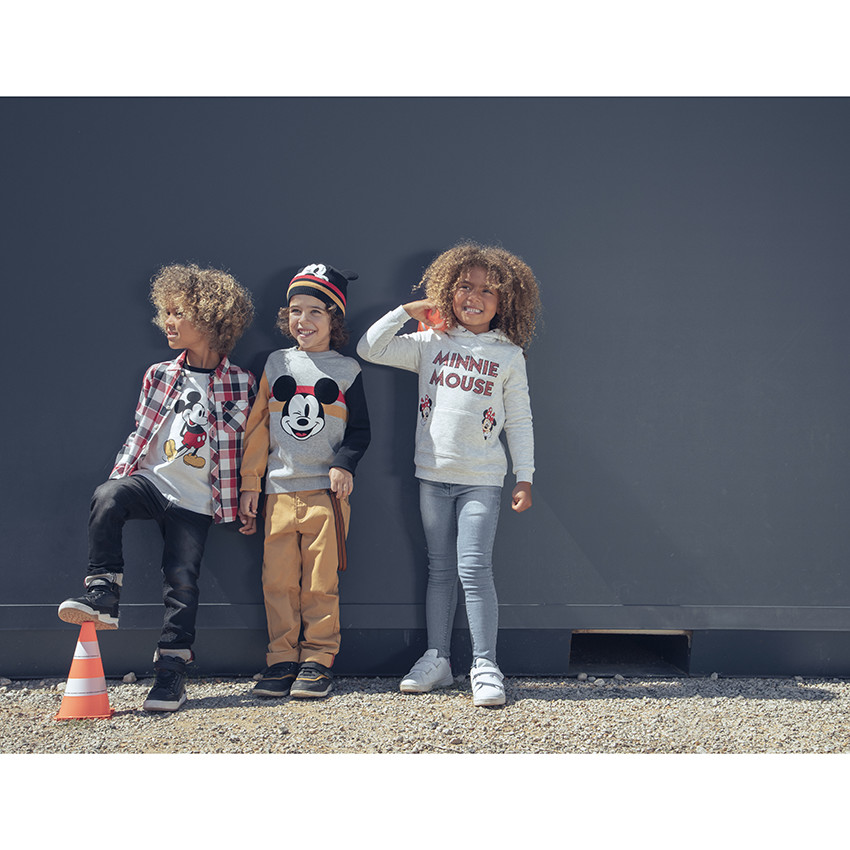 Muts met fleecevoering en Mickey-motief (Disney) voor jongens 