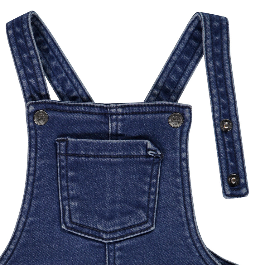 Salopette courte avec visuel voilier embossed pour bébé garçon 