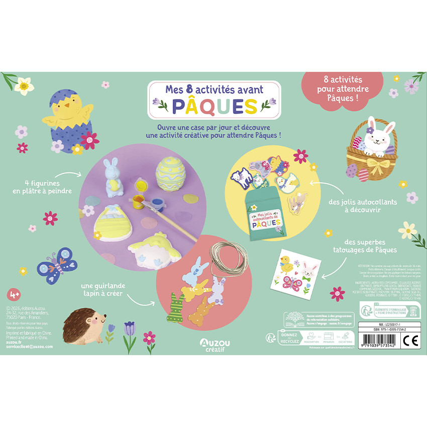 Pâques "Mes 8 activités avant Pâques" 4ans+ 