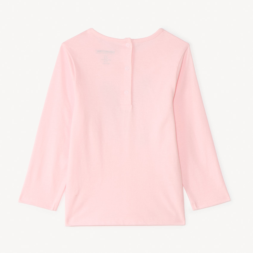 Set pyjama lange in bedrukt jersey voor babymeisjes 