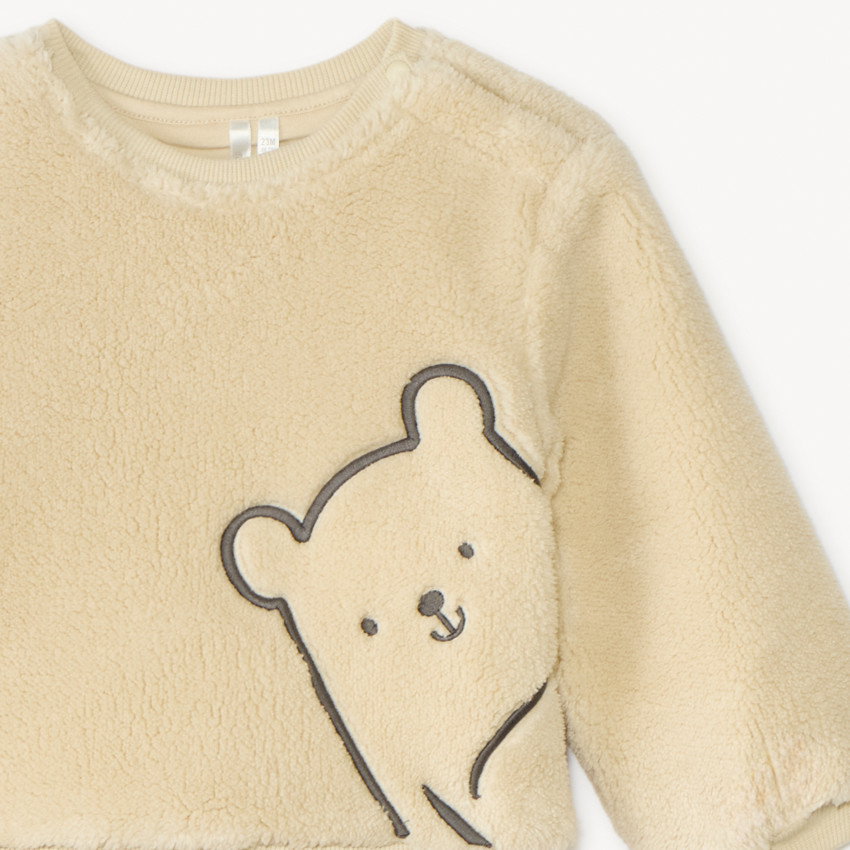 Jogging set van sherpa voor babyjongen 