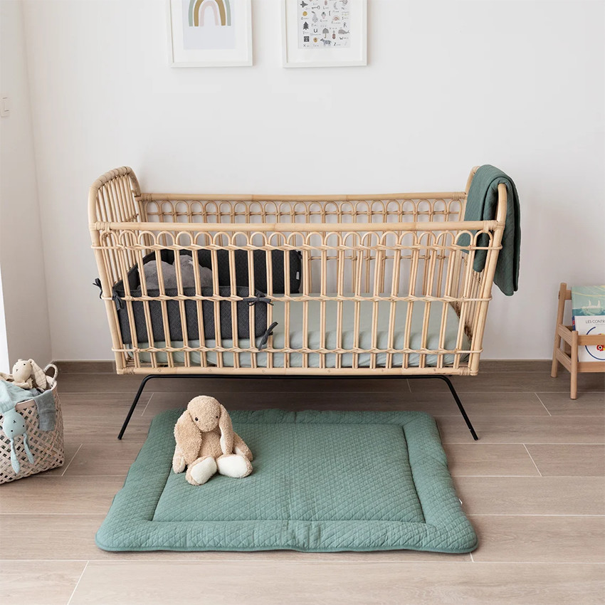 Tapis de Parc et Jeu Pady Quilted Green 75x95cm 