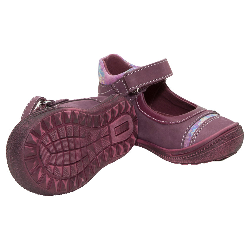 Babies en cuir avec pailletes et patch étoile 