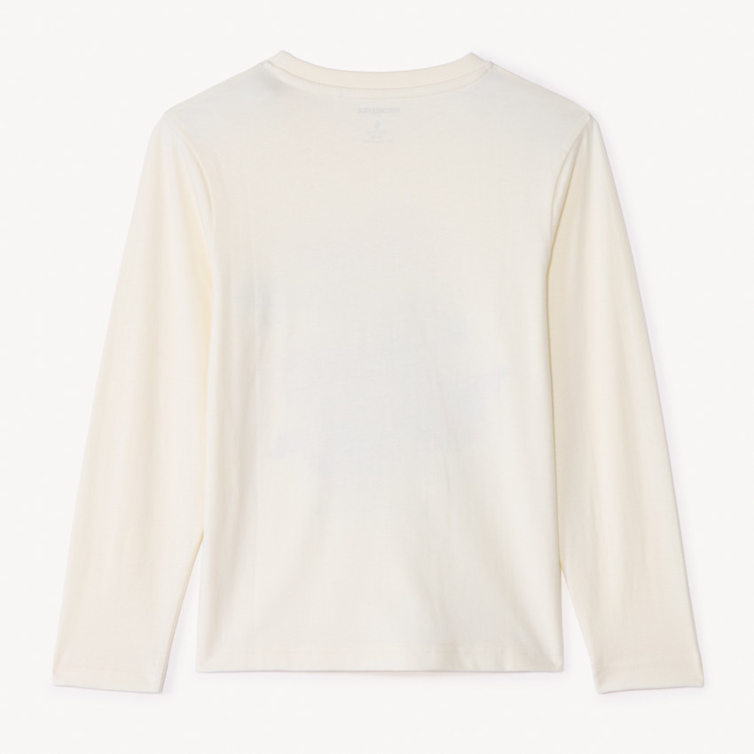 Langarm T-shirt met print voor jongens 