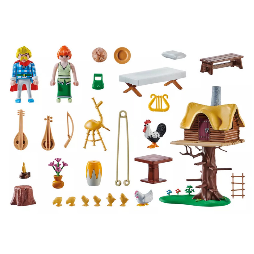 La hutte d'Assurancetourix - Astérix 