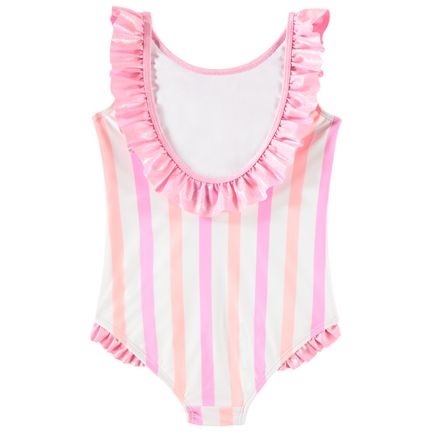 Eén stuk zwempak met volants Stella van de Pat