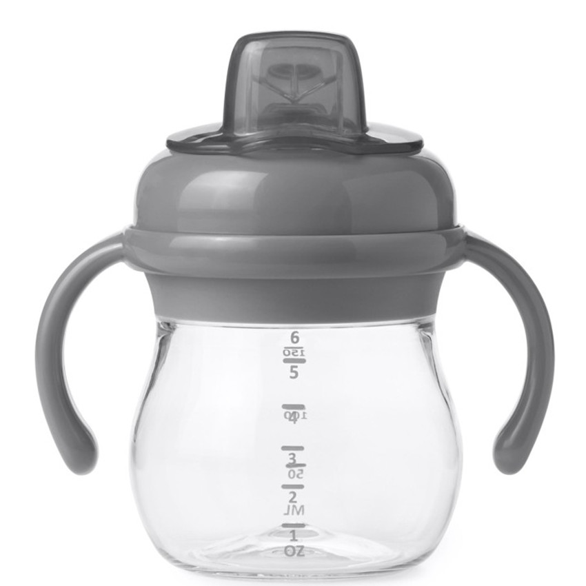 Tasse anti-fuite avec bec soupe silicone 150ml Gris 