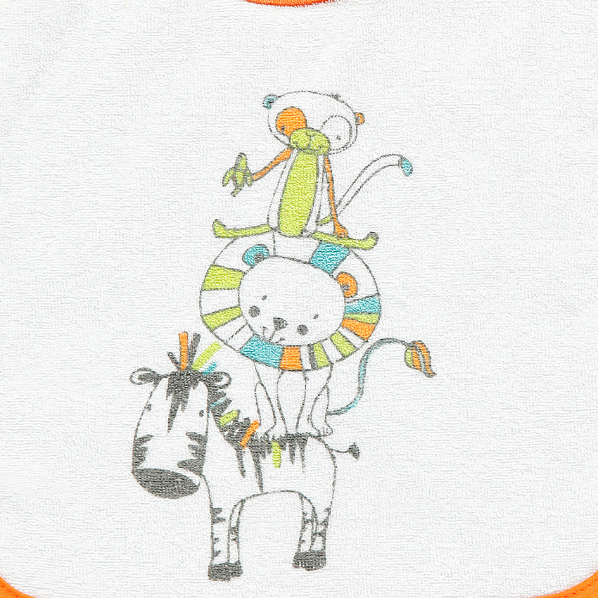 Lot de 3 bavoirs en coton éponge  