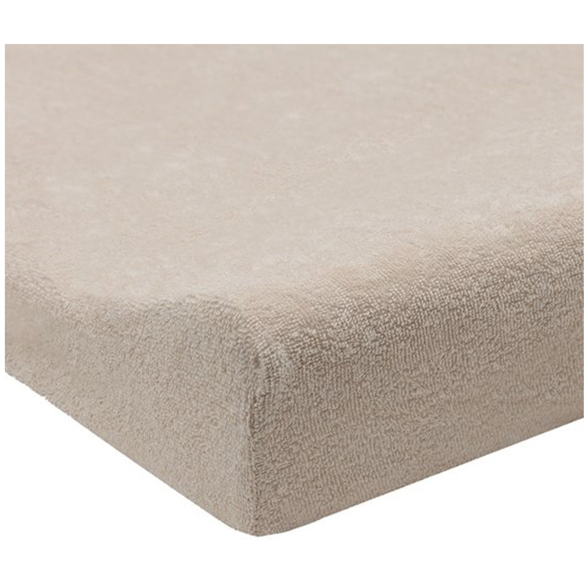 Housse matelas à langer éponge - Oatmeal/sable - 50x70 cm - 2 Pcs 