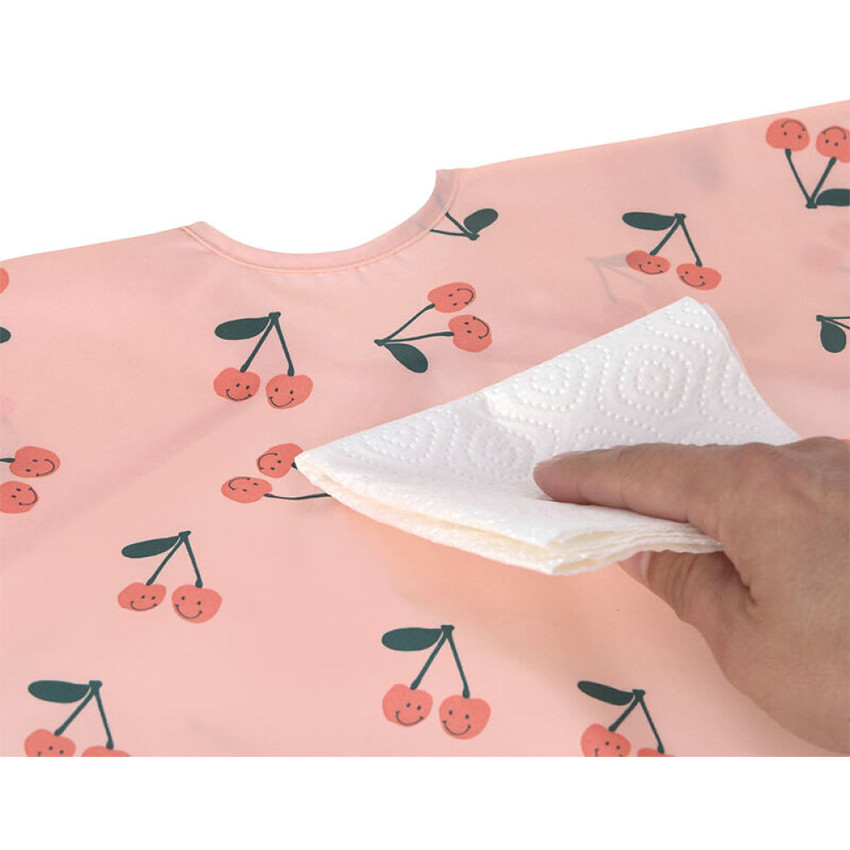 Slab lange mouwen waterdicht 6-24m Happy Fruits Cherry 2stks 