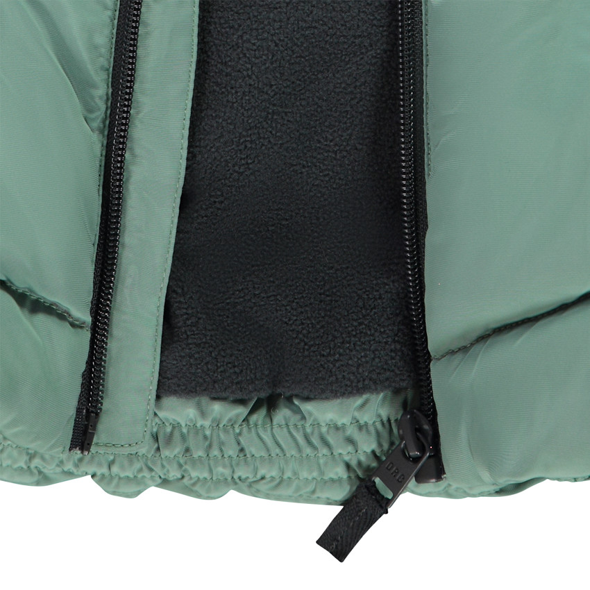 Mouwloze donsjas met microfleece voor jongens 