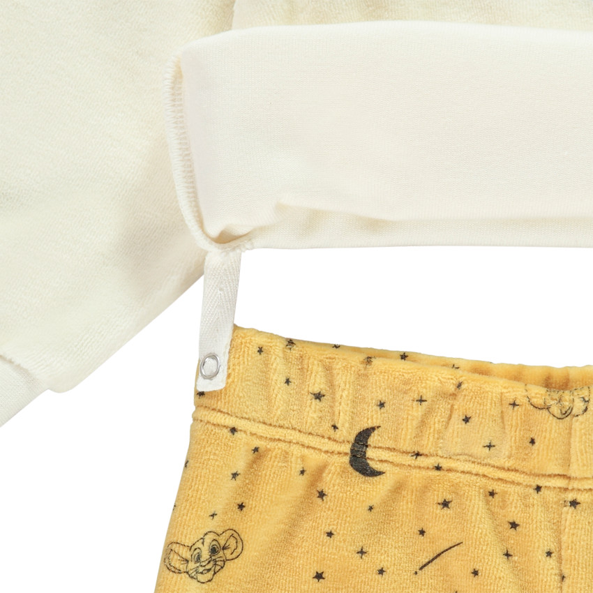 Pyjama 2 pièces en velours Simba Le Roi Lion Disney pour bébé garçon  