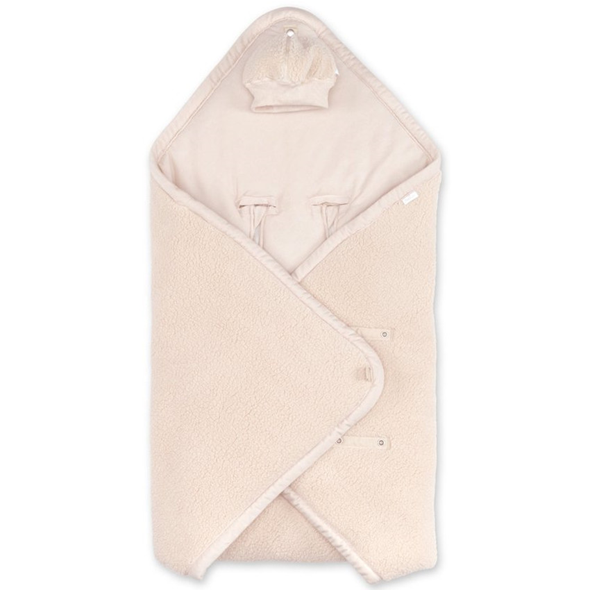 Engelennest autostoel - Biside Pady Teddy + Jersey - Ficelle - 0-12m  