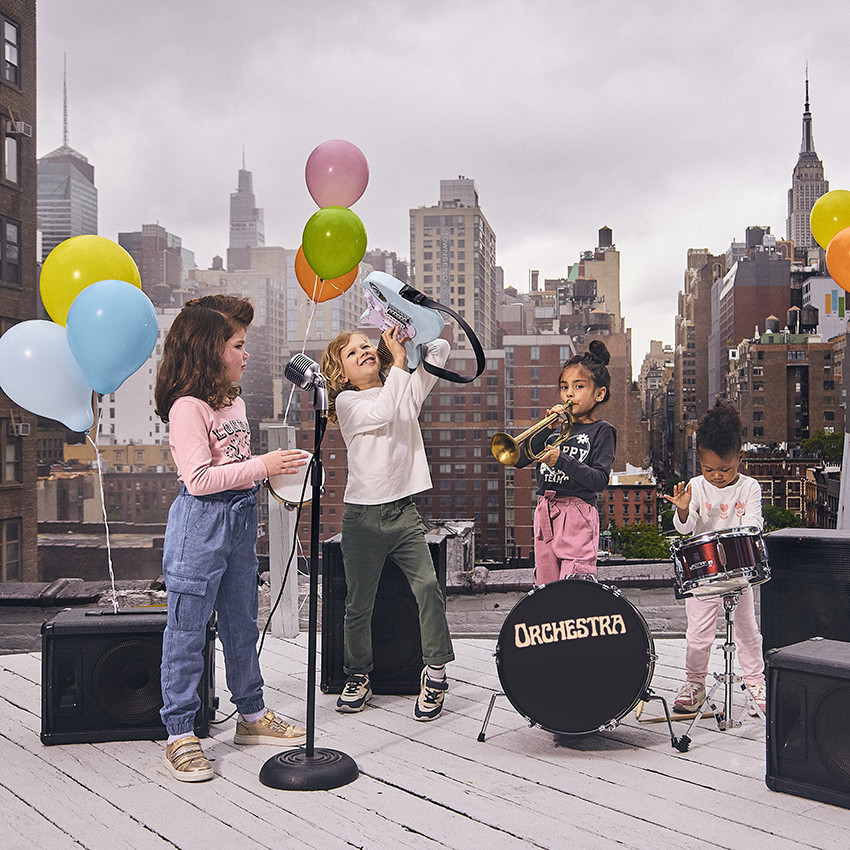 Lange mouwen T-shirt met fantasieprint voor meisjes 