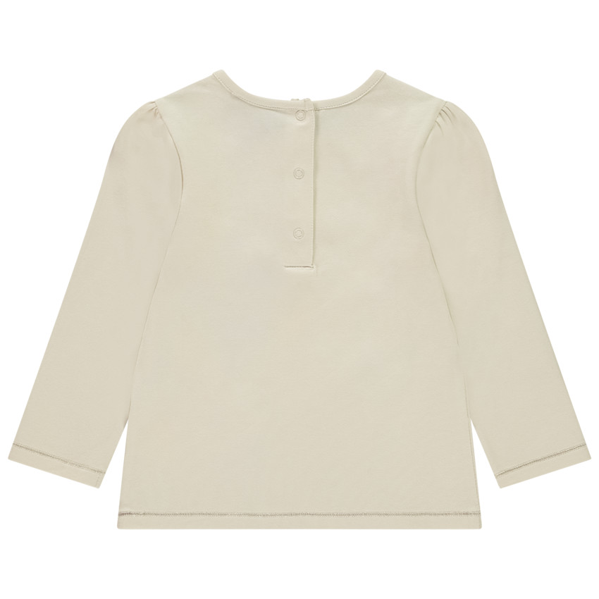 T-shirt manches longues motif animal pour bébé fille 