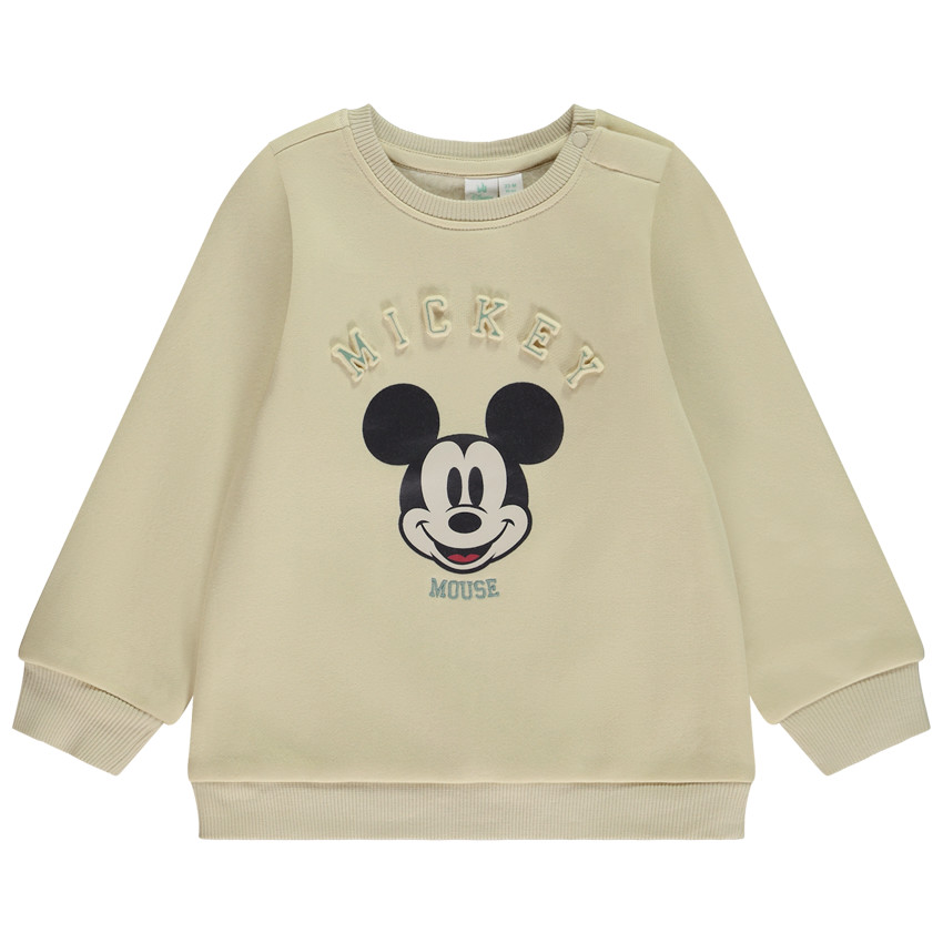 Fleece sweatshirt met reliëfpatroon Mickey Disney voor baby jongen 