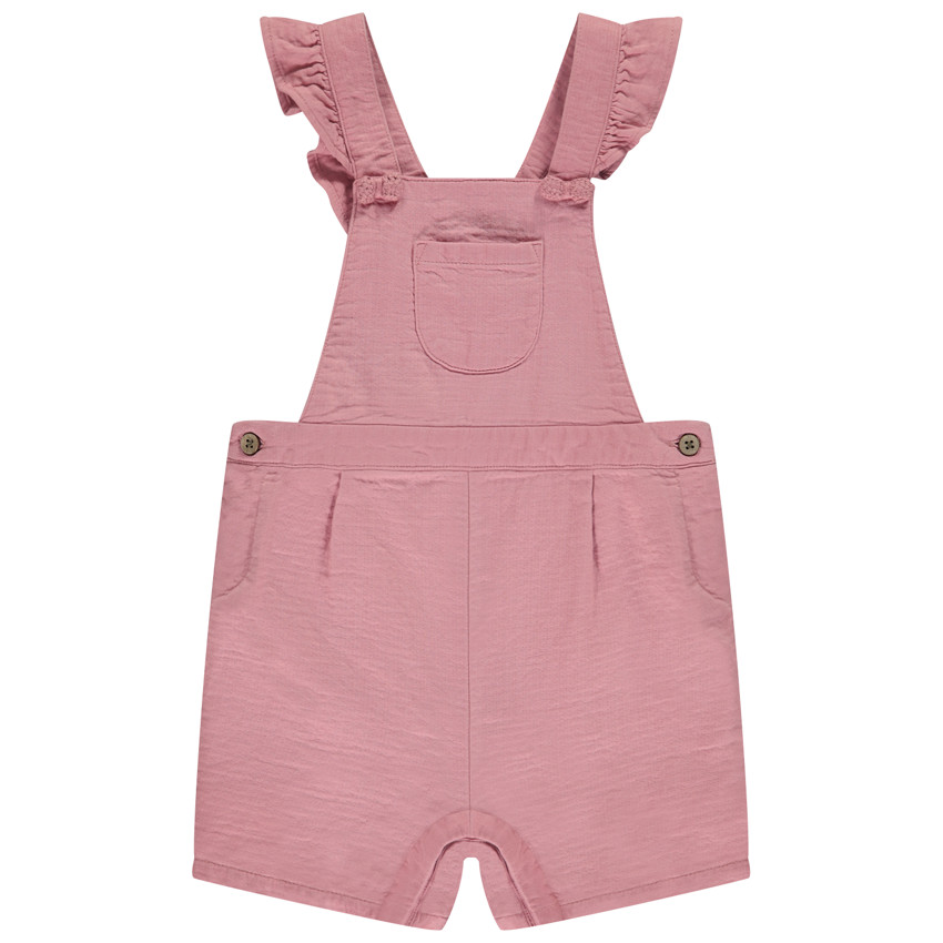 Korte salopette met ruffles voor meisjes 