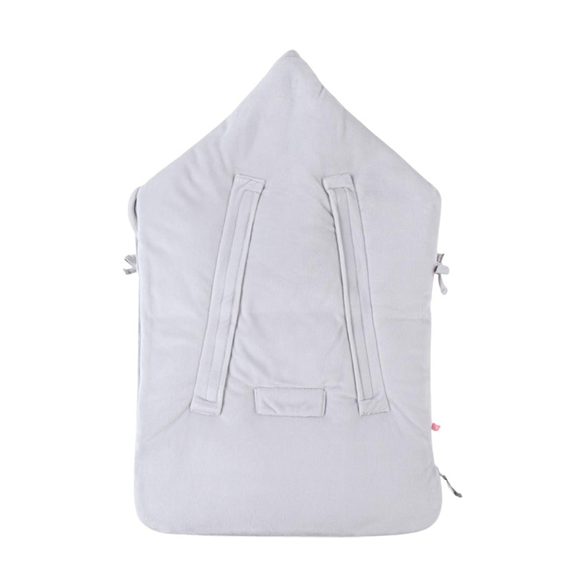 Nid d'ange en veloudoux Kendi - Gris 