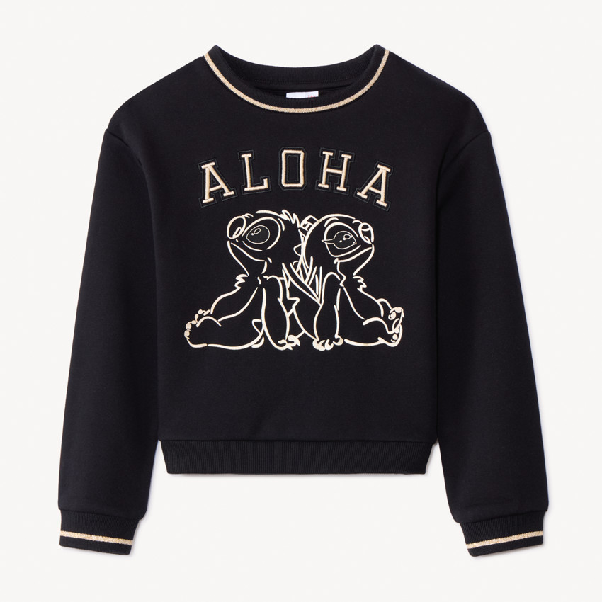 Sweat molleton Stitch & Angel Disney pour fille 