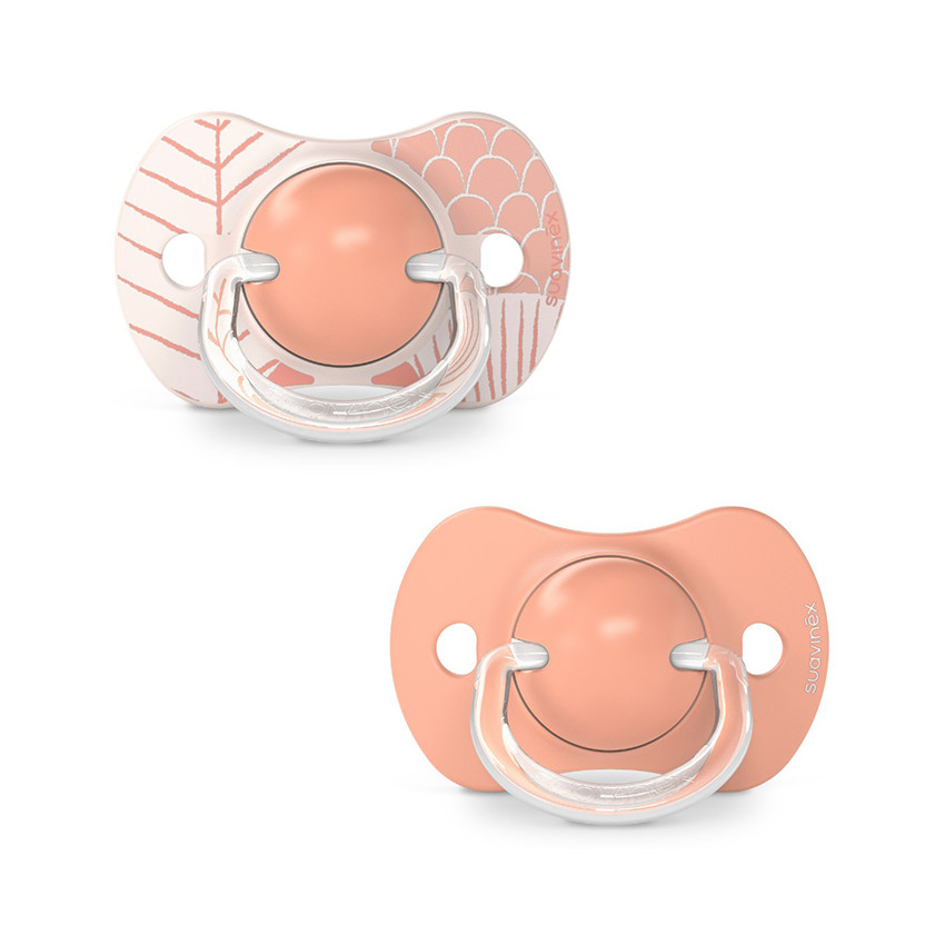 Lot de 2 sucettes silicone SX Pro 18M+ dreams pink 