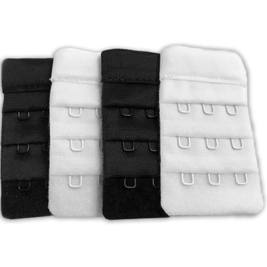 Extensions de soutien-gorge 4 pièces - noir/blanc 