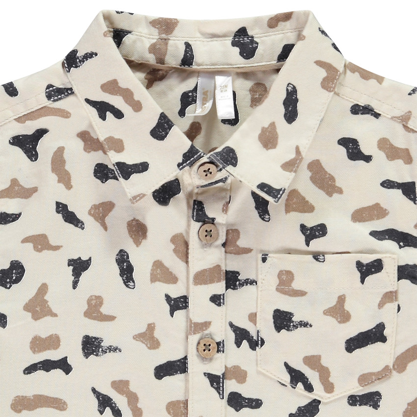 Langarmige shirt met vlekkenprint voor baby jongen 