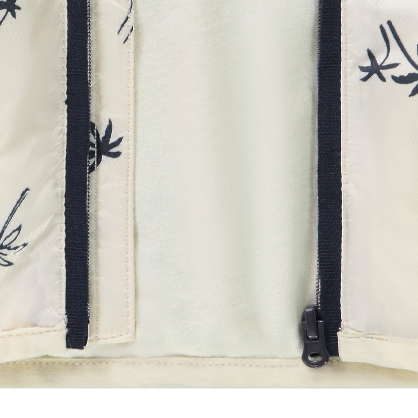 Windjack met palmprint voor baby jongen 
