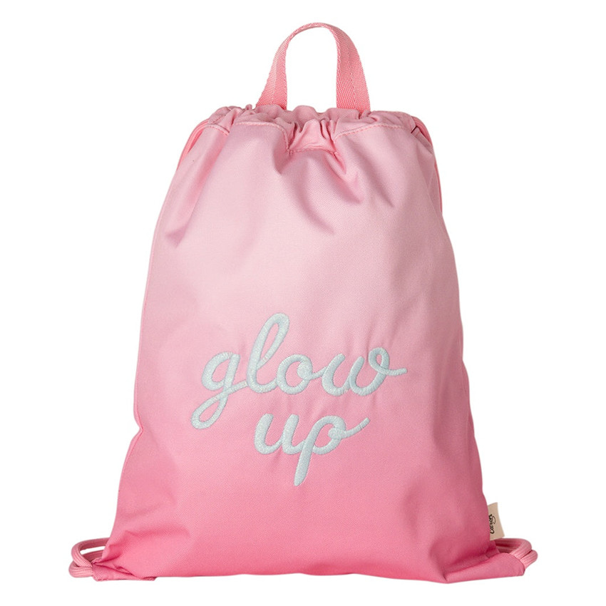 Waterdichte rugzak met trekkoord Pink Glowup 