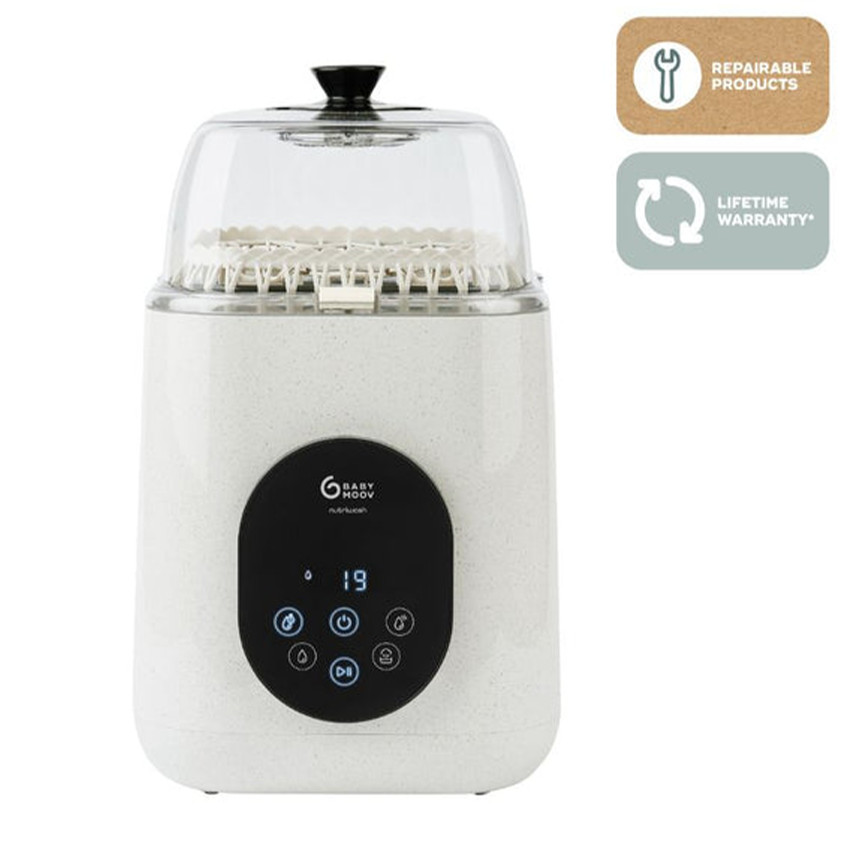 Lave biberon & stérilisateur NutriWash 4-en-1 Blanc 