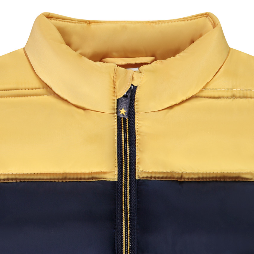 Doudoune sans manche en polyester effet color block pour bébé garçon 