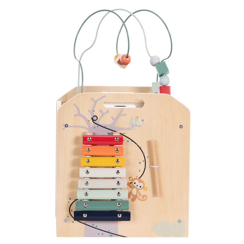 Cube d'activités XXL en bois Happy Wild 