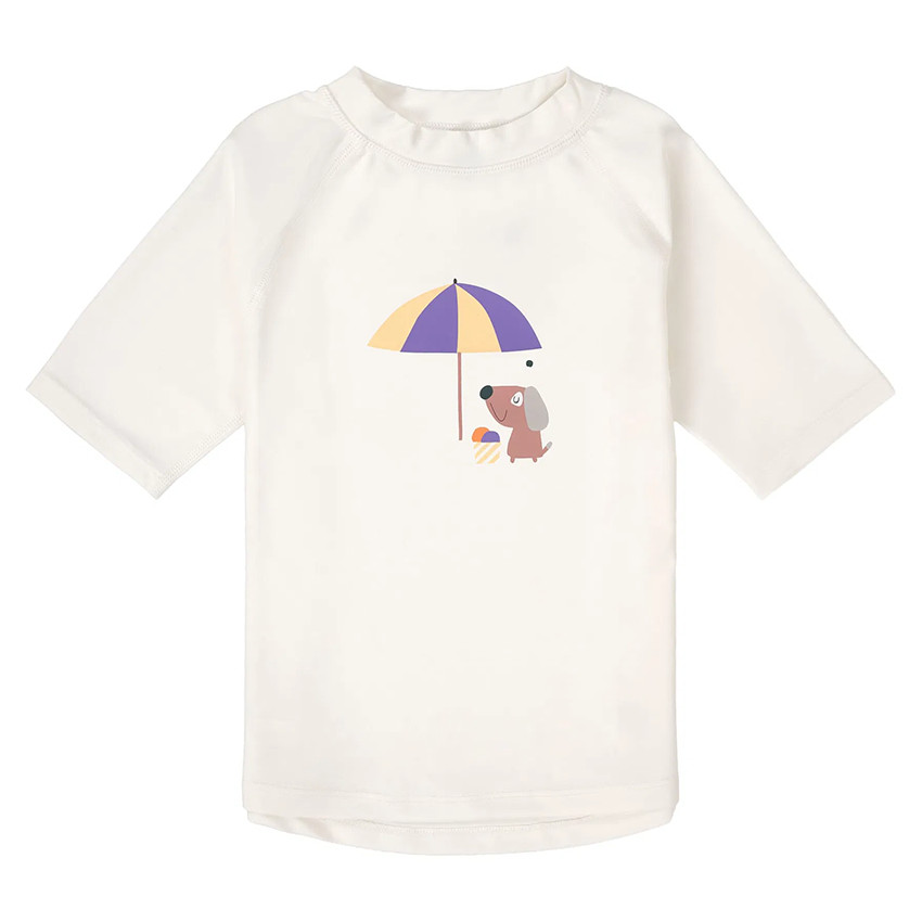 T-shirt à manches courtes Rashguard T62/68 (3-6 mois) Ice Cream/Dog Sea Salt 