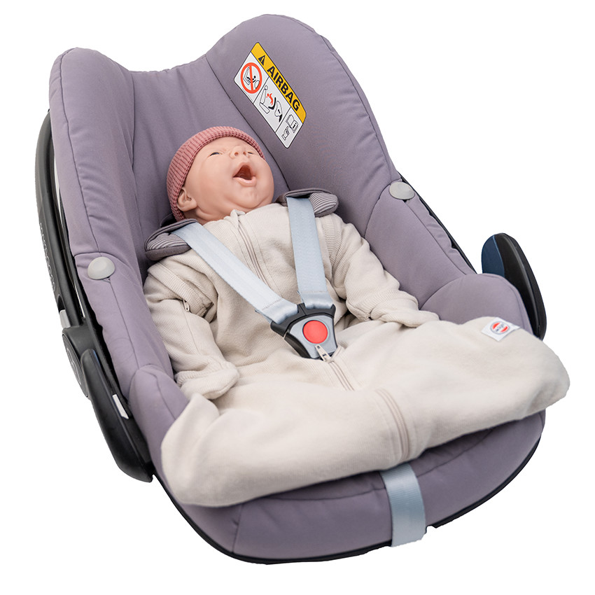 Gigoteuse hiver Hopper manches amovibles 4-12mois Rib Blanc 