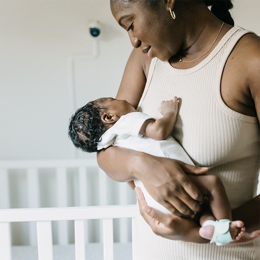 Pack babyphone vidéo Cam 2 + chaussette connectée Dream Sock menthe 