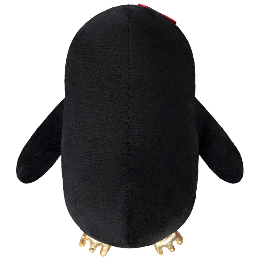 Pluche pingouin in sherpa en fluweel 
