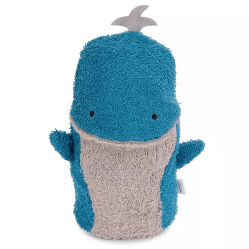 Washandje katoen Wally de Walvis 